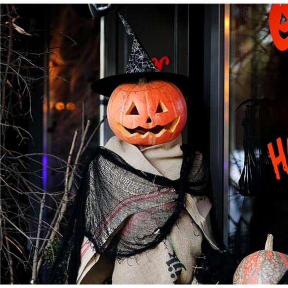 300 x 30 Inch Halloween Spooky Cloth - Black Large Size Halloween Creepy Cloth - Picture 6 of 8